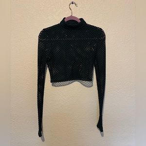 Forever 21 Fishnet Long Sleeve